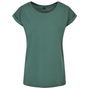 Build Your Brand Ladies Extended Shoulder Tee pale_leaf
