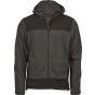Tee Jays Mountain Hooded Fleece asphalt/black