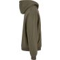 New Morning Studios Oversized zip hoody olive