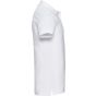 Russell Polo stretch ajusté homme white