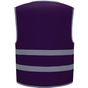 Yoko Gilet avec bordures et bandes réfléchissantes purple