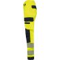 WK Designed To Work Pantalon de sécurité recyclé multipoches unisexe hi_viz_yellow/navy