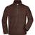 James&Nicholson Half-Zip Fleece brown