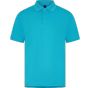 Henbury Men's coolplus polo shirt turquoise