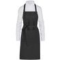 SG Accessories - Bistro Lisbon - Organic Heavyweight Bib Apron with Pocket black