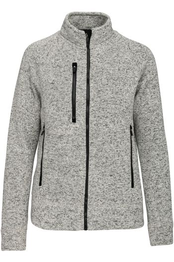 Veste zippée chinée femme