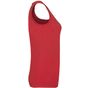 fruit of the loom Valueweight Vest Lady-Fit rouge