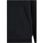 Build Your Brand Ladies Fluffy Zip Hoody Black