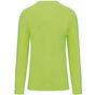 kariban T-shirt homme manches longues encolure ronde lime