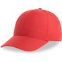 Atlantis Casquette baseball 6 pans RECY SIX red