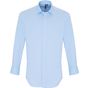 Premier Chemise en popeline stretch à manches longues pour homme pale_blue