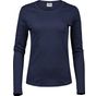 Tee Jays Ladies LS Interlock T-Shirt navy