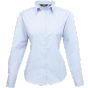 Premier Chemisier popeline à manches longues pour femme - light_blue - XL