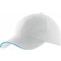 K-up Casquette sport white/aqua_blue