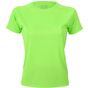 Cona Sports Ladies Rainbow Tech Tee lime