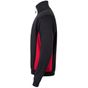 Velilla Sweat bicolore zippé black/red