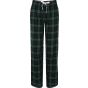 SF Clothing Women´s tartan lounge pants navy_green_check