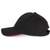 k-up Casquette avec sandwich contrasté - 6 panneaux black/red