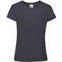 fruit of the loom Sofspun® T Girls bleu_fonce