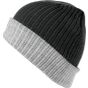 Result Double Layer Knitted Hat black/grey