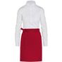 SG Accessories - Bistro BRUSSELS - Short Bistro Apron with Pocket red