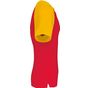 Kariban Baseball - T-shirt bicolore manches courtes red/yellow