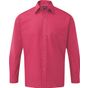 Premier Chemise popeline à manches longues pour homme - hot_pink - 2XL