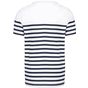 Kariban T-shirt marin col rond Bio enfant white/navy_stripe
