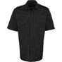 Premier Chemise pilote à manches courtes pour homme black