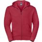 Russell Authentic Sweat capuche zippé homme classic_red