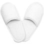 The One Towelling Slippers white/white