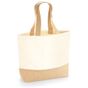 westfordmill Sac fourre-tout en toile avec base en jute natural