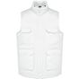 WK Designed To Work Gilet polycoton multipoches rembourré unisexe white