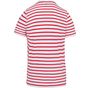 kariban T-shirt rayé marin avec poche manches courtes enfant striped_white/red