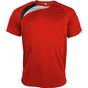 ProAct T-shirt sport enfant manches courtes red/black/storm_grey