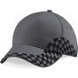 Beechfield Casquette Grand Prix gris graphite