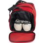 Kimood Sac de sport avec compartiment pour chaussures red/dark_grey