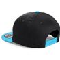 Beechfield Casquette snapback enfant black/surf_blue