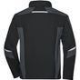 James&Nicholson Workwear Softshell Jacket -STRONG- black/carbon