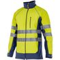 Velilla Blouson softshell bicolore haute visibilité fluo_yellow/navy