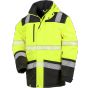 Result Recycled extreme tech printable softshell safety coat fluorescent_yellow/black