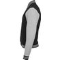 Build Your Brand Sweat College Jacket black/heather_grey