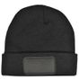 L-merch Knitted Hat With Patch black