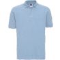 Russell Polo piqué 100% coton classique homme sky