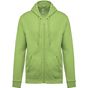 Kariban Sweat-shirt zippé capuche  lime