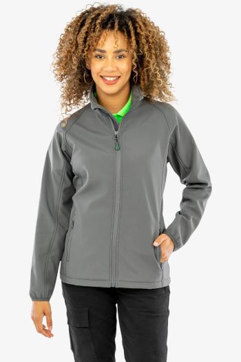 Image produit Recycled womens 2-Layer printable softshell jacket