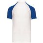Kariban Polo Baseball wh/l.g/r.blue