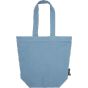 Neutral Panama Tote Bag W. Zip dusty_indigo