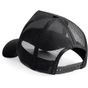 Beechfield Casquette filet junior réglable à l'arrière black/black