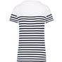 Kariban T-shirt marin col rond Bio femme white/navy_stripe